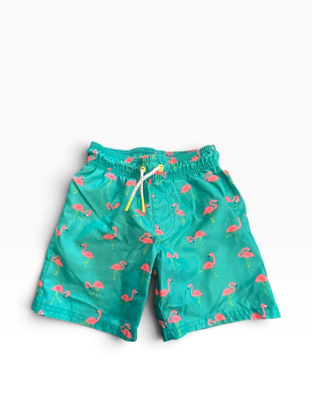 Cat & Jack Teal Flamingo Swim Shorts 5